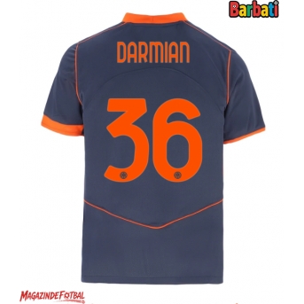 Inter Milan Matteo Darmian #36 Tricou Fotbal Replică 2025-26 Barbati Treilea